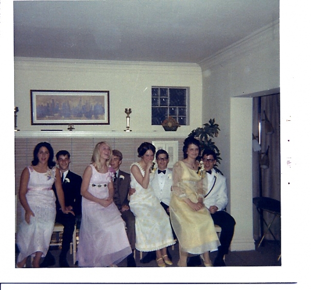 Junior Prom 1969-DeDe Regalie,Dave Brooks,Janet Shambaugh,Pete Armstrong,Helen Camasto,Pete Opela,Dorothy Cartland,Charlie Hambrook