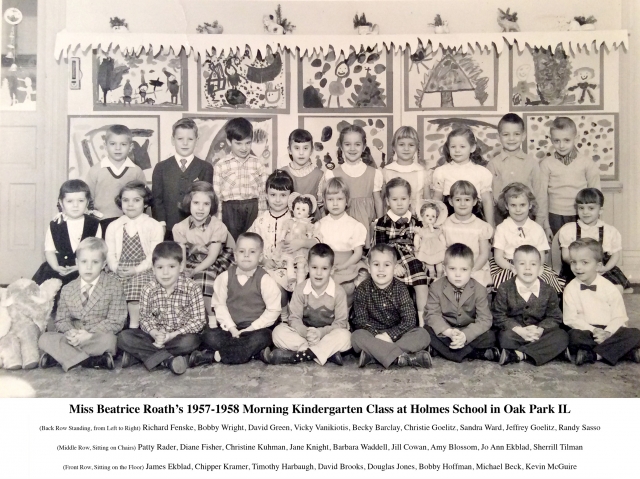 1957-1958 Holmes School AM Kindergarten