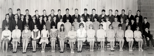 1966 Holmes School Eighth Grade Graduation